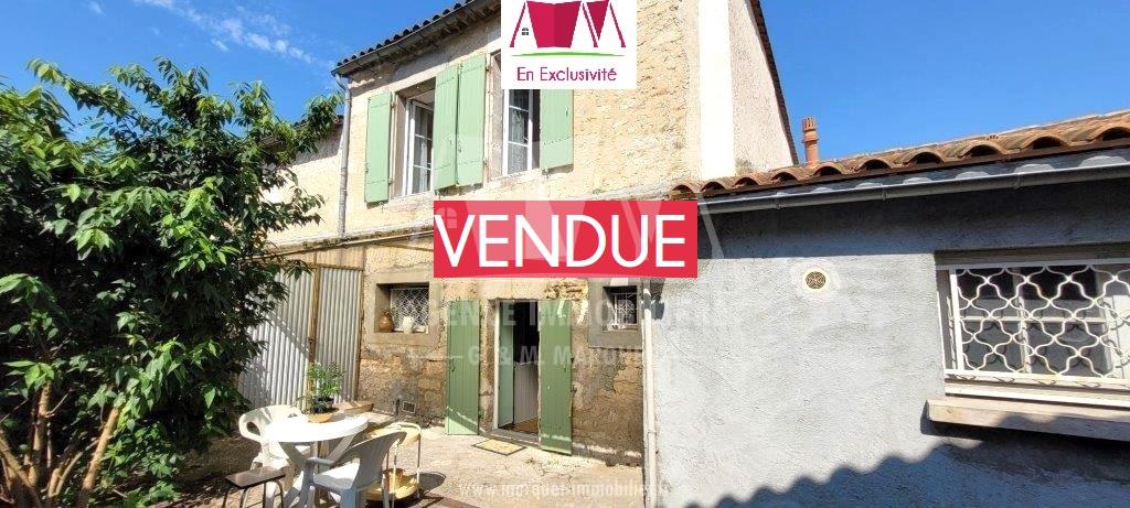 GOND PONTOUVRE - MAISON EN PIERRES D’ENVIRON 70 m² PLEINE DE CHARME, 3 CHAMBRES